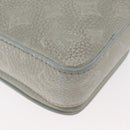 LOUIS VUITTON Taurillon Vertical Wearable Wallet Bag Gray M82568 LV Auth 178538V-15