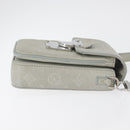 LOUIS VUITTON Taurillon Vertical Wearable Wallet Bag Gray M82568 LV Auth 178538V-3