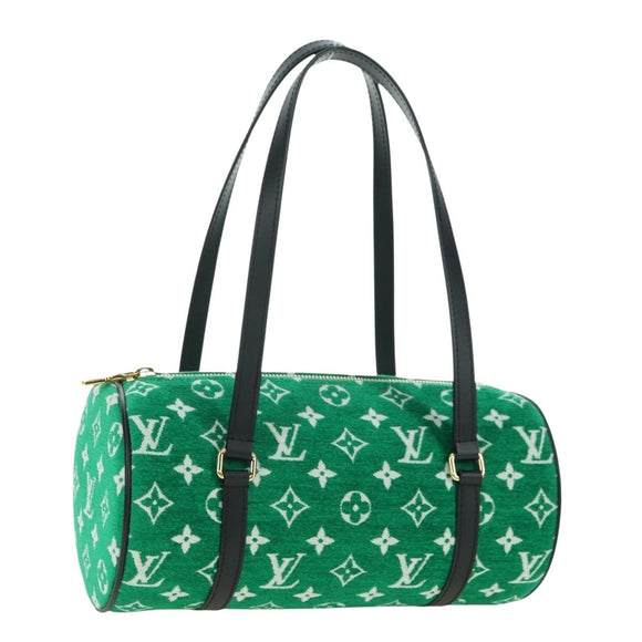 LOUIS VUITTON Monogram Jaguar Papillon Hand Bag Green M46206 LV Auth 178544SM