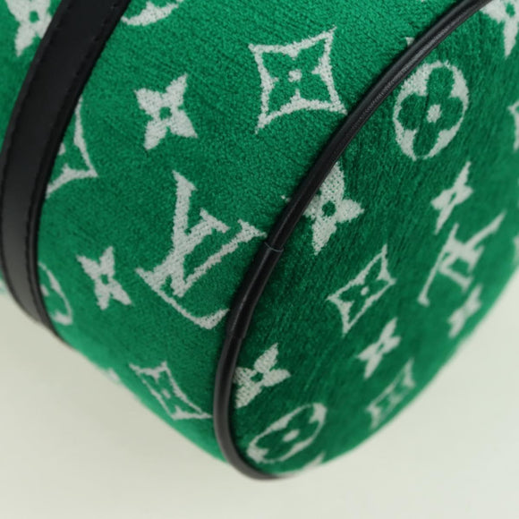 LOUIS VUITTON Monogram Jaguar Papillon Hand Bag Green M46206 LV Auth 178544SM
