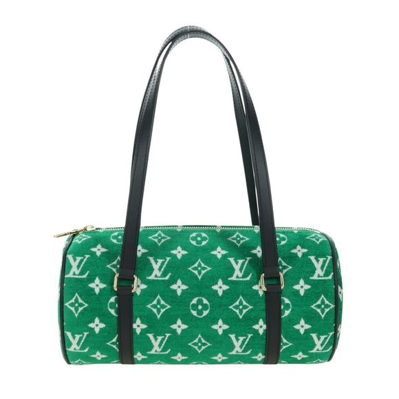 LOUIS VUITTON Monogram Jaguar Papillon Hand Bag Green M46206 LV Auth 178544SM