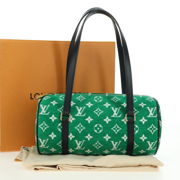 LOUIS VUITTON Monogram Jaguar Papillon Hand Bag Green M46206 LV Auth 178544SM