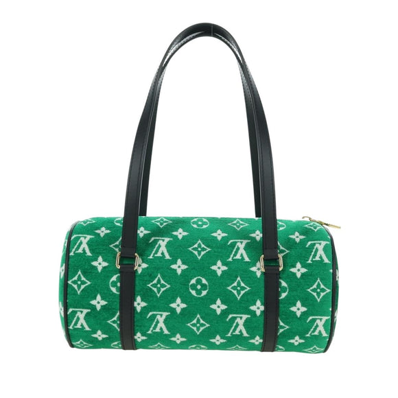 LOUIS VUITTON Monogram Jaguar Papillon Hand Bag Green M46206 LV Auth 178544SM