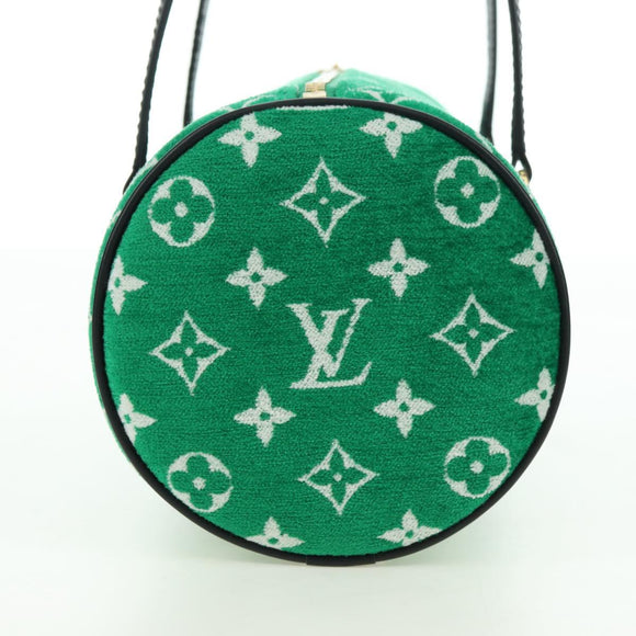 LOUIS VUITTON Monogram Jaguar Papillon Hand Bag Green M46206 LV Auth 178544SM