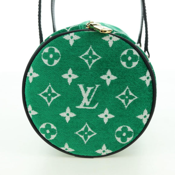 LOUIS VUITTON Monogram Jaguar Papillon Hand Bag Green M46206 LV Auth 178544SM