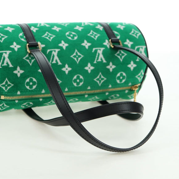 LOUIS VUITTON Monogram Jaguar Papillon Hand Bag Green M46206 LV Auth 178544SM