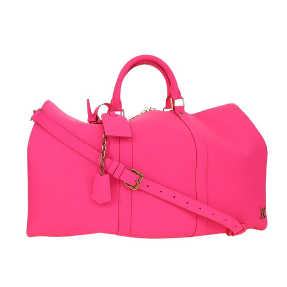 LOUIS VUITTON Keepall Bandouliere Bag Taurillon Leather M56925 LV Auth 178545SM
