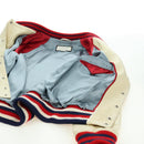 GUCCI Disney Collaboration Donald Duck Jacket Leather 46 462143 Auth 178547SM-17