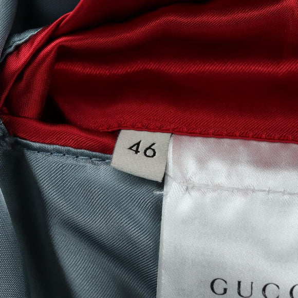 GUCCI Disney Collaboration Donald Duck Jacket Leather 46 462143 Auth 178547SM