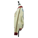 GUCCI Disney Collaboration Donald Duck Jacket Leather 46 462143 Auth 178547SM-3