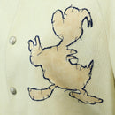 GUCCI Disney Collaboration Donald Duck Jacket Leather 46 462143 Auth 178547SM-7