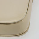 GUCCI Shoulder Bag Leather Beige Gold 26 001 0647 Auth 178561-17