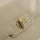 GUCCI Shoulder Bag Leather Beige Gold 26 001 0647 Auth 178561-19
