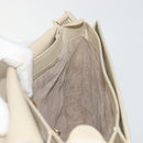 GUCCI Shoulder Bag Leather Beige Gold 26 001 0647 Auth 178561-21