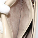 GUCCI Shoulder Bag Leather Beige Gold 26 001 0647 Auth 178561-24