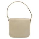 GUCCI Shoulder Bag Leather Beige Gold 26 001 0647 Auth 178561-2