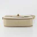 GUCCI Shoulder Bag Leather Beige Gold 26 001 0647 Auth 178561-5