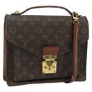 LOUIS VUITTON Monogram Monceau 28 Hand Bag M51185 LV Auth 178562-1