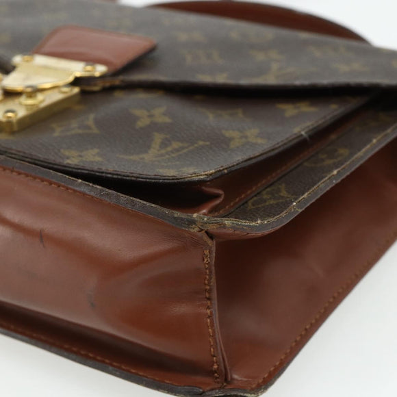 LOUIS VUITTON Monogram Monceau 28 Hand Bag M51185 LV Auth 178562