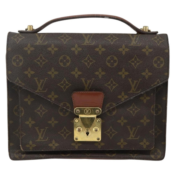 LOUIS VUITTON Monogram Monceau 28 Hand Bag M51185 LV Auth 178562