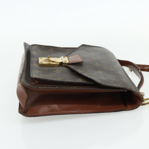 LOUIS VUITTON Monogram Monceau 28 Hand Bag M51185 LV Auth 178562