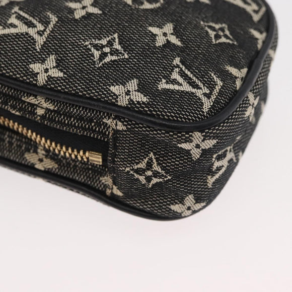 LOUIS VUITTON Monogram Mini Usu Digital Pouch Black M92066 LV Auth 178564