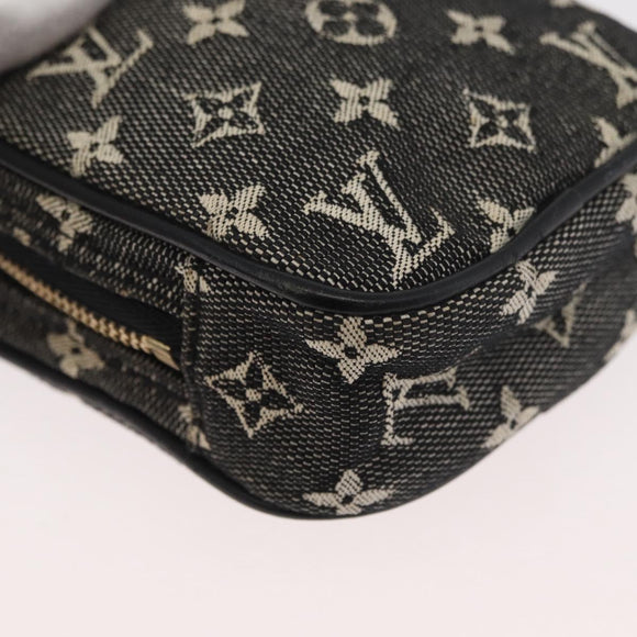 LOUIS VUITTON Monogram Mini Usu Digital Pouch Black M92066 LV Auth 178564