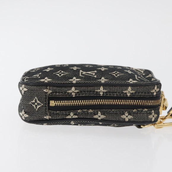 LOUIS VUITTON Monogram Mini Usu Digital Pouch Black M92066 LV Auth 178564