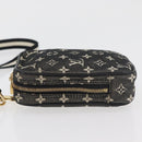 LOUIS VUITTON Monogram Mini Usu Digital Pouch Black M92066 LV Auth 178564-4