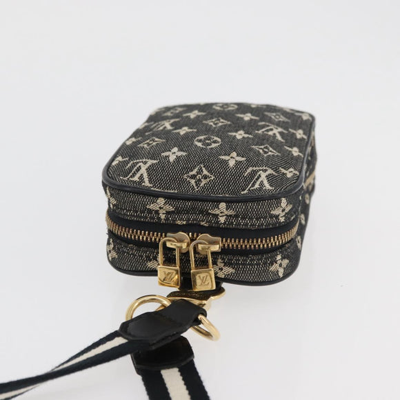 LOUIS VUITTON Monogram Mini Usu Digital Pouch Black M92066 LV Auth 178564