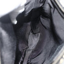 Christian Dior Trotter Canvas Saddle Accessory Pouch Black Silver Auth 178581A-19