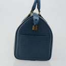 LOUIS VUITTON Epi Speedy 30 Hand Bag Toledo Blue M43005 LV Auth 178586-4