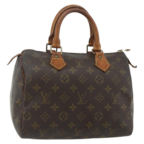 LOUIS VUITTON Monogram Speedy 25 Hand Bag M41528 LV Auth 178588