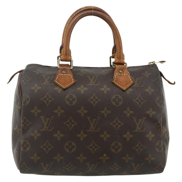 LOUIS VUITTON Monogram Speedy 25 Hand Bag M41528 LV Auth 178588