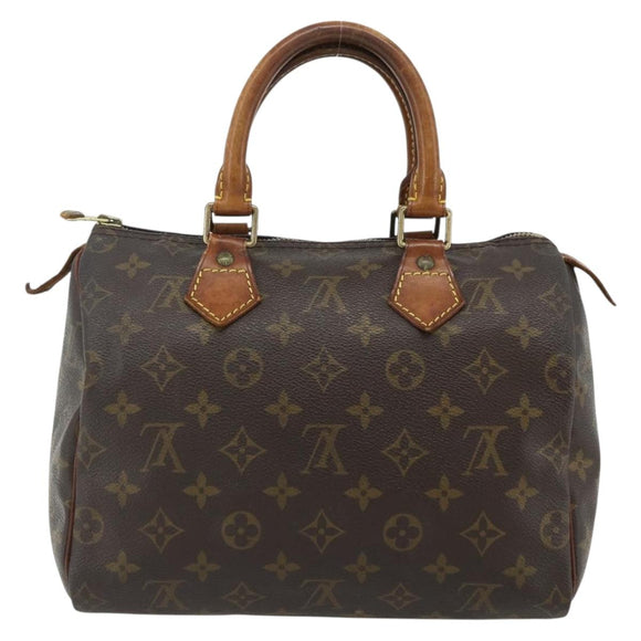 LOUIS VUITTON Monogram Speedy 25 Hand Bag M41528 LV Auth 178588