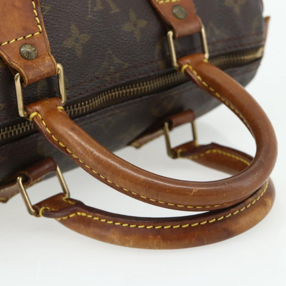LOUIS VUITTON Monogram Speedy 25 Hand Bag M41528 LV Auth 178588