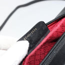 GUCCI GG Canvas Web Sherry Line Umhängetasche Schwarz Rot Grün Auth 178590A-12