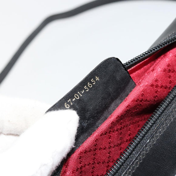 GUCCI GG Canvas Web Sherry Line Umhängetasche Schwarz Rot Grün Auth 178590A