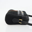 GUCCI GG Canvas Web Sherry Line Umhängetasche Schwarz Rot Grün Auth 178590A-3