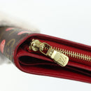 LOUIS VUITTON Monogram Cherry Compact Zip Bifold Portemonnee M95005 LV Auth 178602A-17