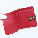 LOUIS VUITTON Monogram Cherry Compact Zip Bifold Portemonnee M95005 LV Auth 178602A-8