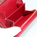 LOUIS VUITTON Monogram Cherry Compact Zip Bifold Portemonnee M95005 LV Auth 178602A-19