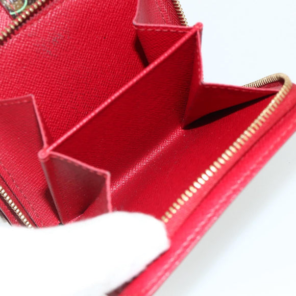 LOUIS VUITTON Monogram Cherry Compact Zip Bifold Portemonnee M95005 LV Auth 178602A
