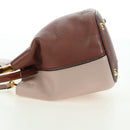 MARNI Panniers Handtasche Leder 2way Beige Gold Auth 178605V-3