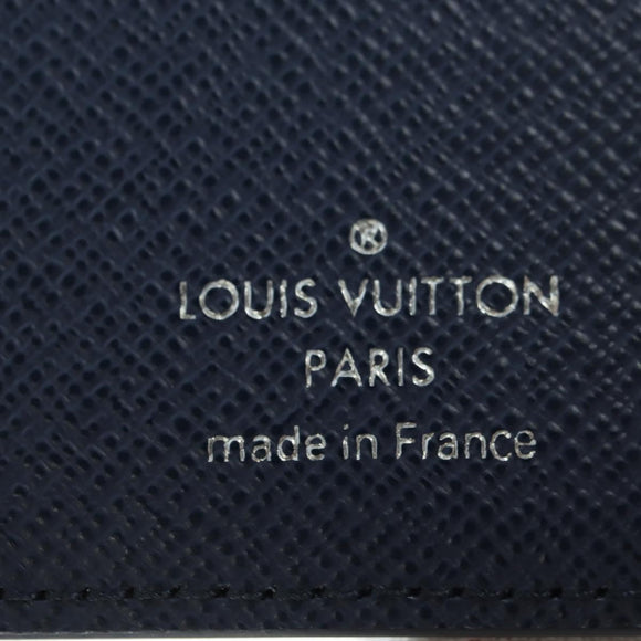 LOUIS VUITTON Watercolor Portefeuille Multi Ple Wallet Blue M80458 Auth 178607M