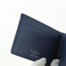LOUIS VUITTON Watercolor Portefeuille Multi Ple Wallet Blue M80458 Auth 178607M-17
