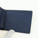 LOUIS VUITTON Watercolor Portefeuille Multi Ple Wallet Blue M80458 Auth 178607M-18