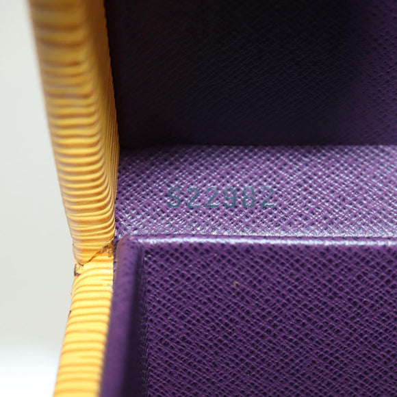 LOUIS VUITTON Epi Boite A Tour Schmuckkästchen SPO Gelb LV Auth 178614SV