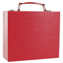 LOUIS VUITTON Epi Boite Bijou Jewelry Box SPO Red LV Auth 178615SV-1