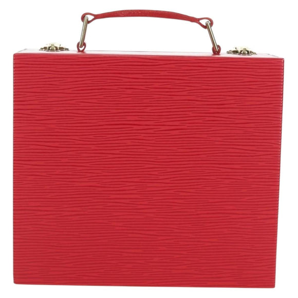 LOUIS VUITTON Epi Boite Bijou Jewelry Box SPO Red LV Auth 178615SV